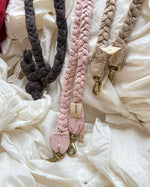 suzuki takayuki × ams, / braided shoulder strap (common oak / ベージュ)