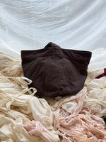 suzuki takayuki × ams, / cylinder tote bag (smoky walnut / ダークブラウン)