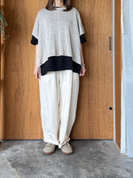 UNIVERSAL TISSU / コンパクトクールローレル天竺 BIGTシャツ（クロ）