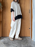 UNIVERSAL TISSU / コンパクトクールローレル天竺 BIGTシャツ（クロ）