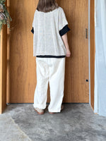 UNIVERSAL TISSU / コンパクトクールローレル天竺 BIGTシャツ（クロ）
