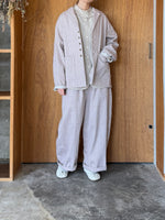 qiri / sashiko jacqurad jacket (dusty pink)