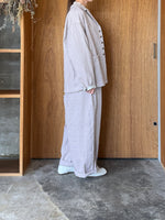 qiri / sashiko jacqurad jacket (dusty pink)