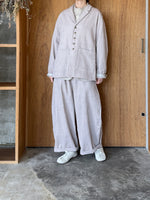 qiri / sashiko jacqurad jacket (dusty pink)