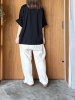 UNIVERSAL TISSU / コンパクトクールローレル天竺 BIGTシャツ（クロ）