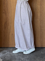 qiri / sashiko jacqurad pants (dusty pink)