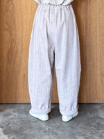qiri / sashiko jacqurad pants (dusty pink)