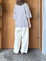 UNIVERSAL TISSU / コンパクトクールローレル天竺 BIGTシャツ（グレージュ）