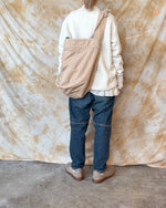 suzuki takayuki × ams, / cylinder tote bag (common oak / ベージュ)