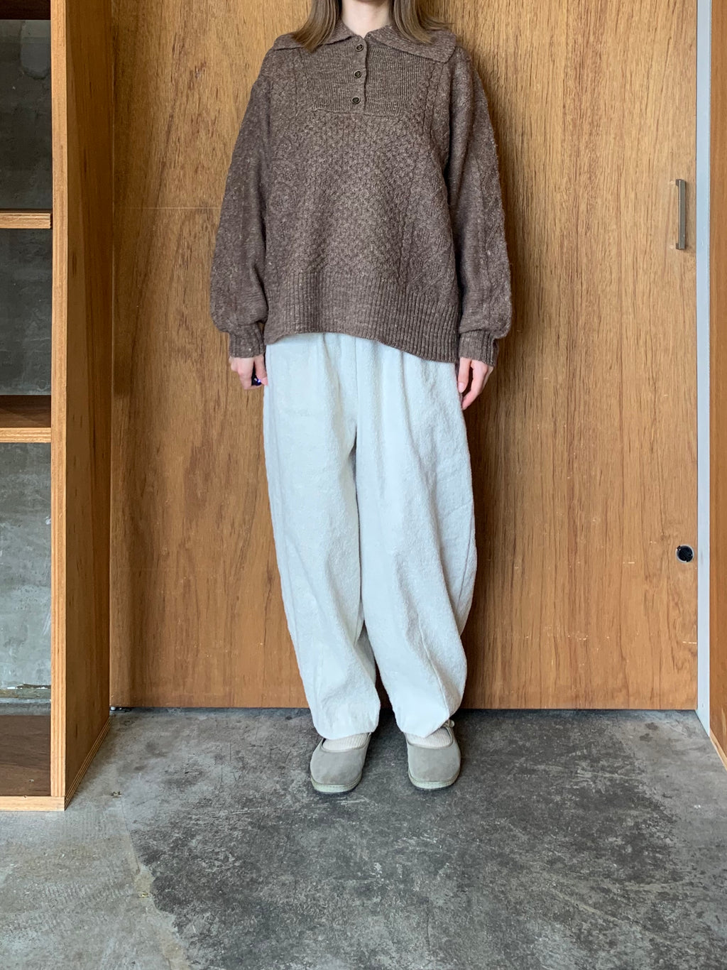 qiri / pottery cocoon pants