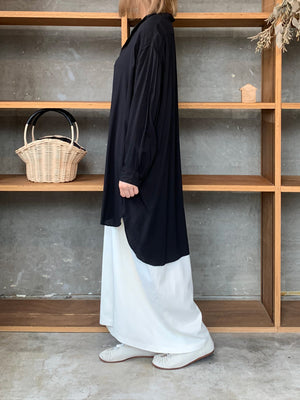 suzuki takayuki / roomy shirt（black）