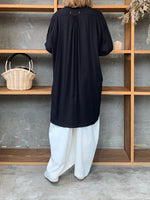 suzuki takayuki / roomy shirt（black）