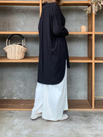 suzuki takayuki / roomy shirt（black）