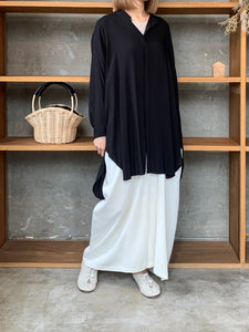 suzuki takayuki / roomy shirt（black）
