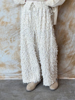 qiri / mineral gather wide pants (ライベージュ)