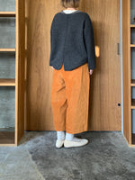 Vlas Blomme / cotton Linen Vintage Mole ツータックワイドパンツ