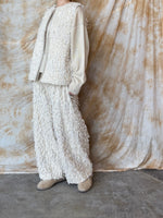 qiri / mineral reversible vest (ライベージュ)