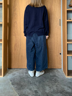 Vlas Blomme / French Merino Wool 前開きラップカーディガン