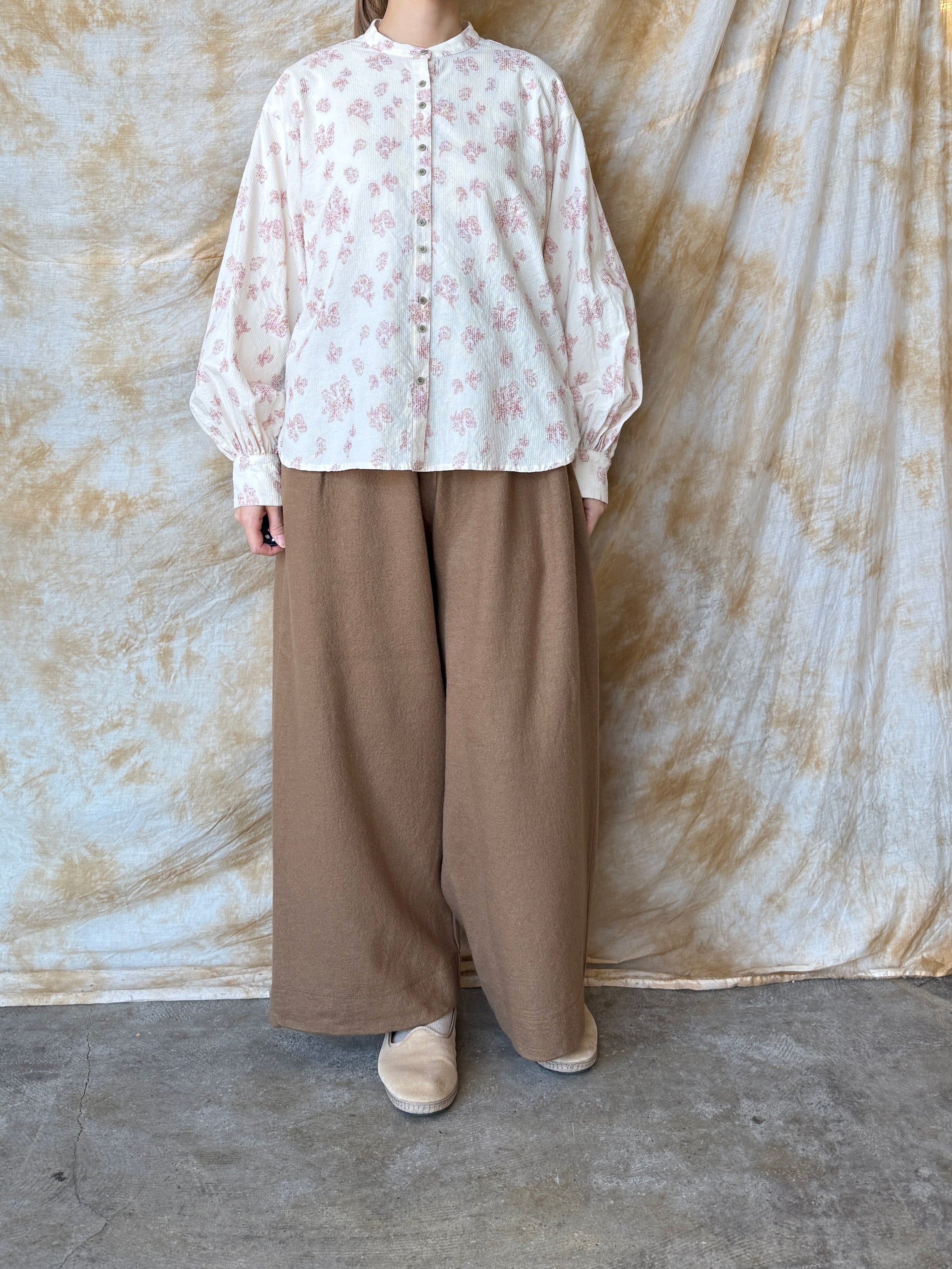 qiri / lucie volume sleeve blouse (キナリ)