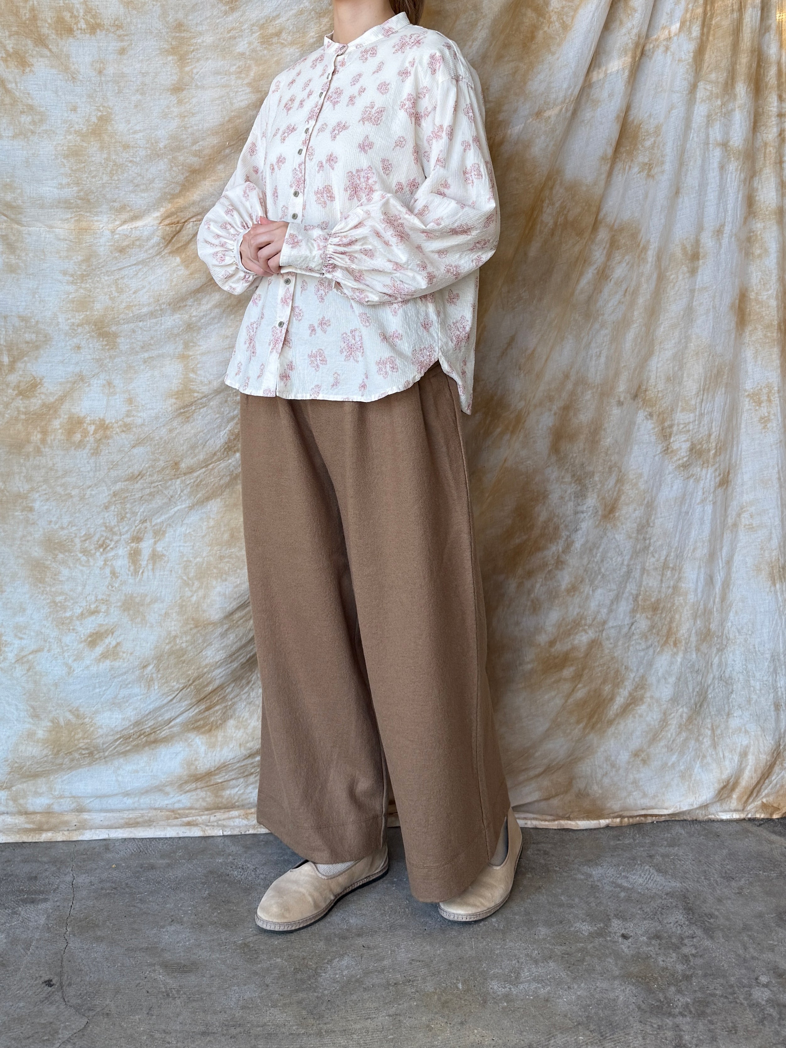 qiri / lucie volume sleeve blouse (キナリ)