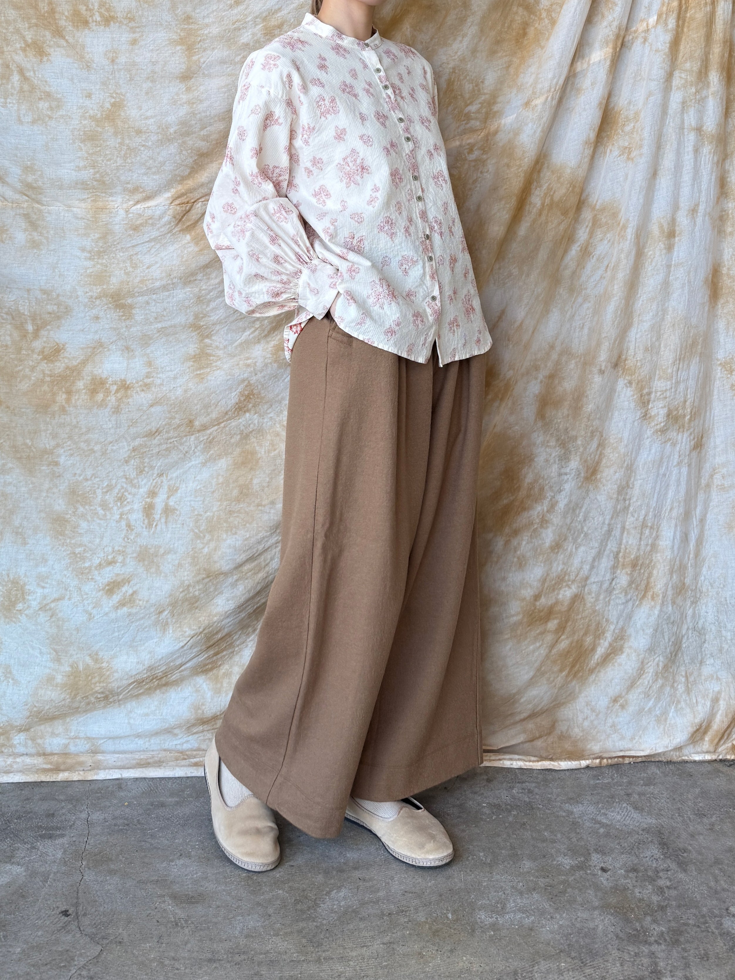 qiri / lucie volume sleeve blouse (キナリ)