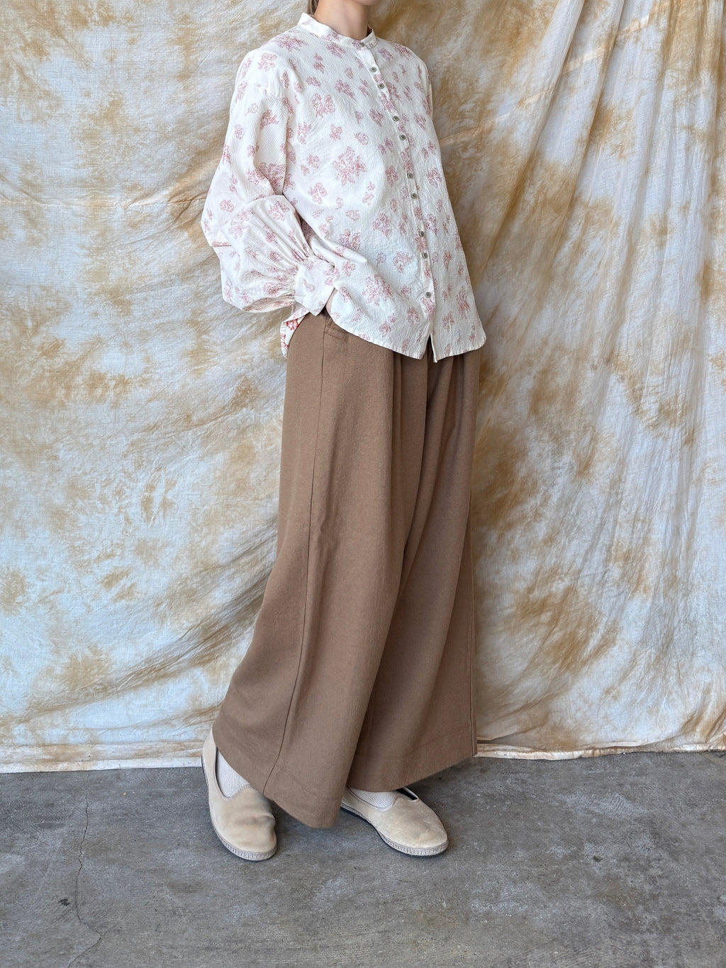 qiri / lucie volume sleeve blouse (キナリ)