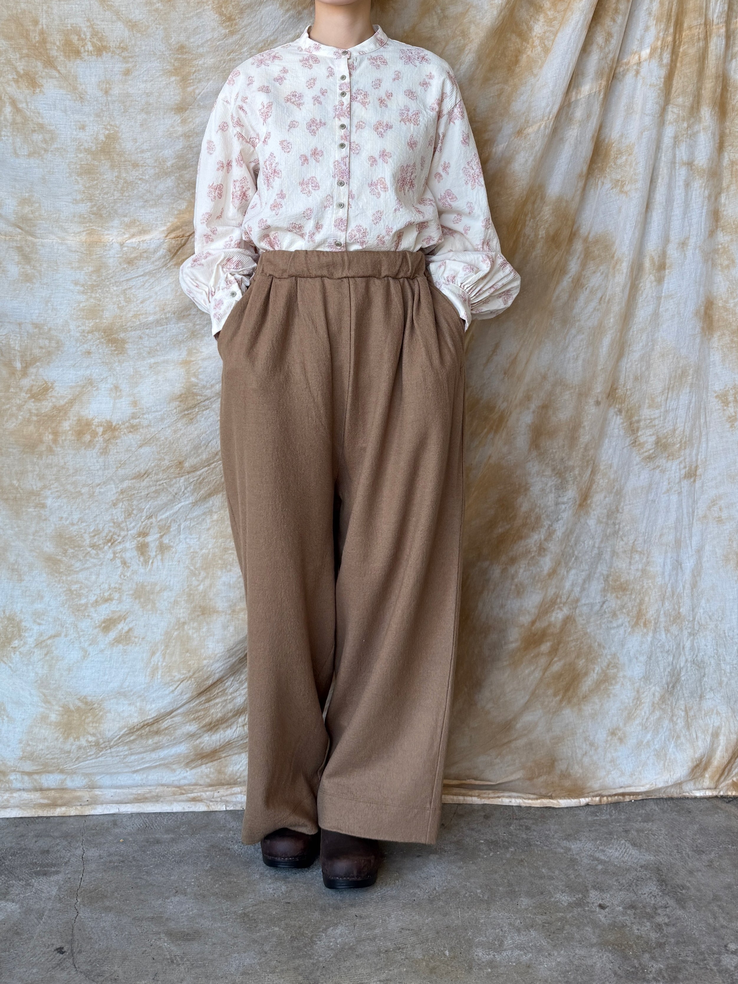 qiri / lucie volume sleeve blouse (キナリ)