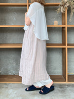 Vlas Blomme / Ramie Lawm サイドオープンブラウス(Off White)