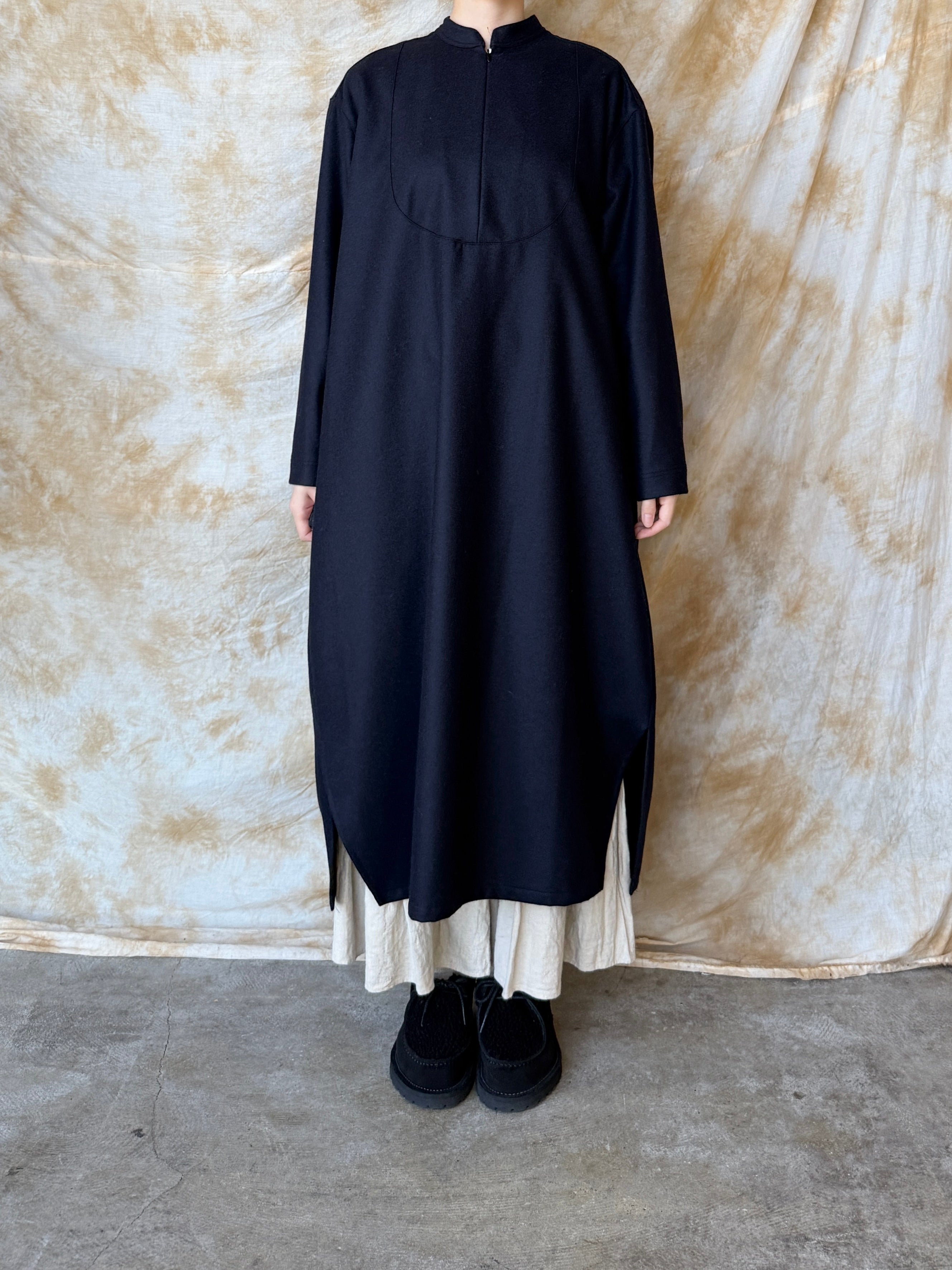 Handwerker / HW zip dress（Navy）