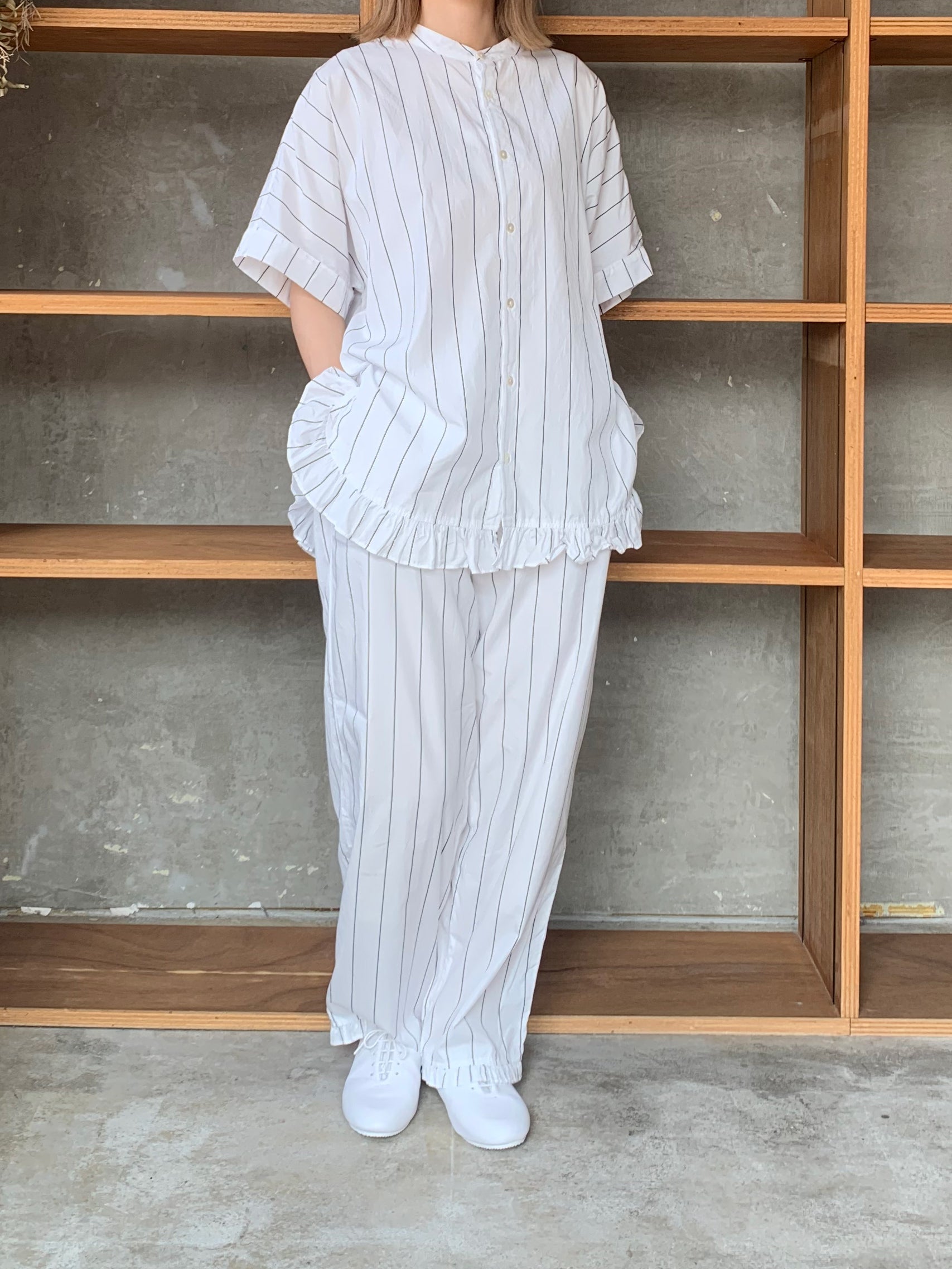 ☺️UNIVERSAL TISSU☺️ストライプ トッブス 美品 楽天市場】universal tissu ユニヴァーサルティシュ コットン