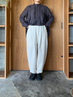 suzuki takayuki / farmer’s wide pants（papyrus）