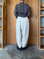 suzuki takayuki / farmer’s wide pants（papyrus）