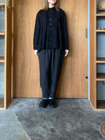 suzuki takayuki / shalwar pants（ebony black）