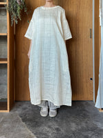 ROBE de PEAU / CAMILLE FRILL ONE PIECE (CHECK)