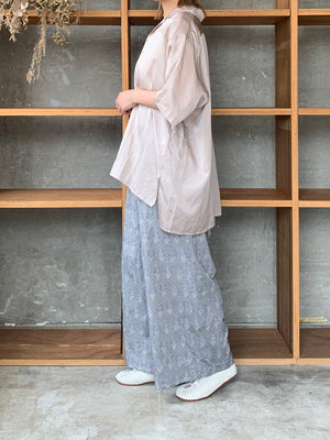suzuki takayuki / over shirt（orchid beige）