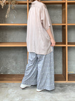 suzuki takayuki / over shirt（orchid beige）