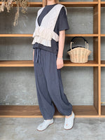 GASA*/ Swallowtail：アゲハ　バックヘムフリルプル (dark charcoal)