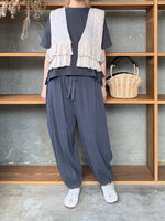 GASA*/ Swallowtail：アゲハ　バックヘムフリルプル (dark charcoal)