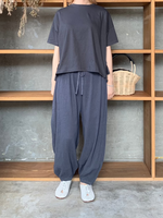 GASA*/ Swallowtail：アゲハ　バックヘムフリルプル (dark charcoal)