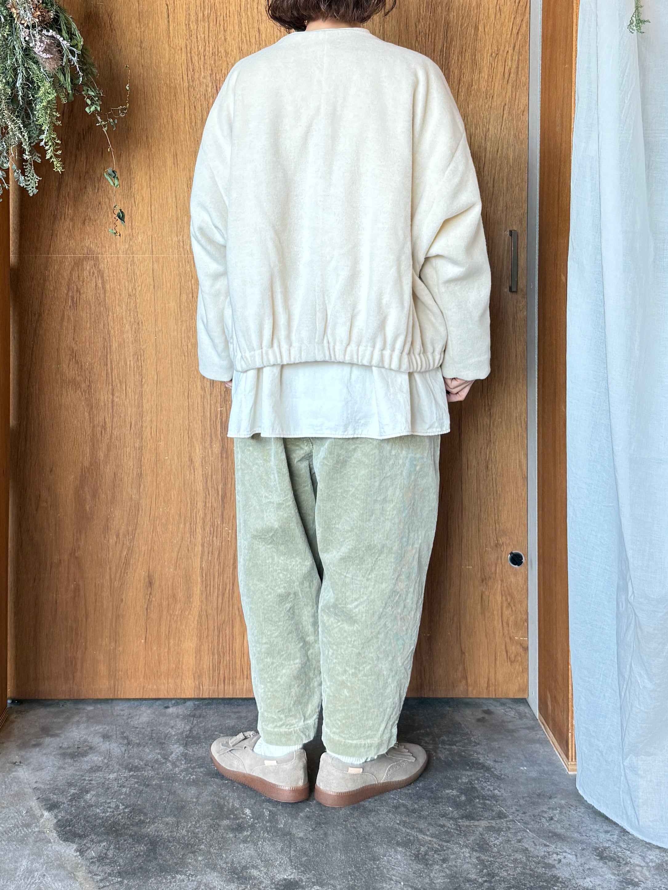 tumugu / エコウールモッサ ジャケット（ECRU）