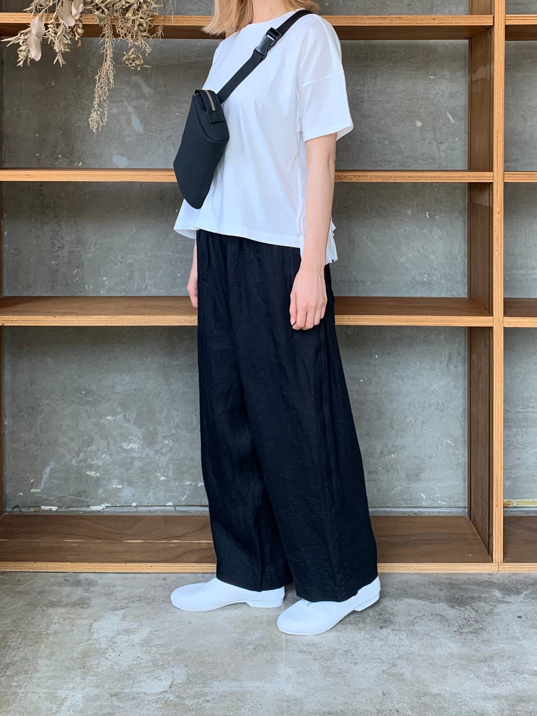 GASA*/ Swallowtail：アゲハ　バックヘムフリルプル (white)