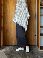 Vlas Blomme / Washed Light Linen ワイドシャツ (L.Beige)