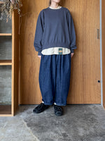 OTOAA / GARMENT DYE SWEAT CREW NECK（GRAPHITE）
