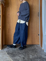 OTOAA / GARMENT DYE SWEAT CREW NECK（GRAPHITE）