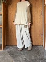 suzuki takayuki / knitted vest（ivory）