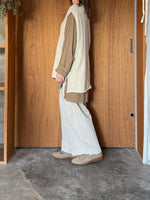 suzuki takayuki / knitted vest（ivory）