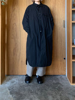 miffew / LONG DOWN SHIRTS ONEPIECE（BK）