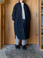miffew / LONG DOWN SHIRTS ONEPIECE（BK）