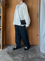 Vlas Blomme / KL Denim テーパードパンツ (Black)