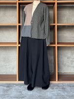 Vlas Blomme / Pure Yak マルチカラー2Wayカーディガン(G.Olive)